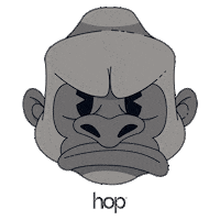 Monkey Gorilla Sticker by hop