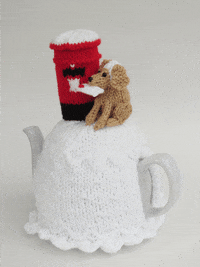TeaCosyFolk dog christmas winter letter GIF