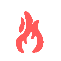 Fire Burn Sticker by Partizán