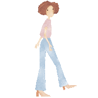 Girl Pink Sticker