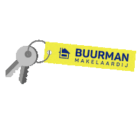 Buurmanmakelaardij keys makelaar makelaardij te koop Sticker