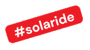 teamsolaride red hastag solaride solarider Sticker