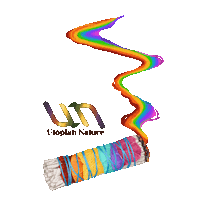 utopiannaturewellness rainbow brand wellness self care Sticker