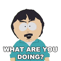 What Are You Doing Randy Marsh Sticker by South Park