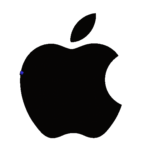Apple Logo Sticker by AlwaysBeColoring