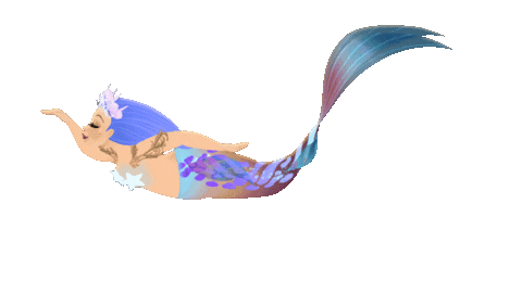 Mermaid Swimming Finfolk Sticker by Mermaid_Lux