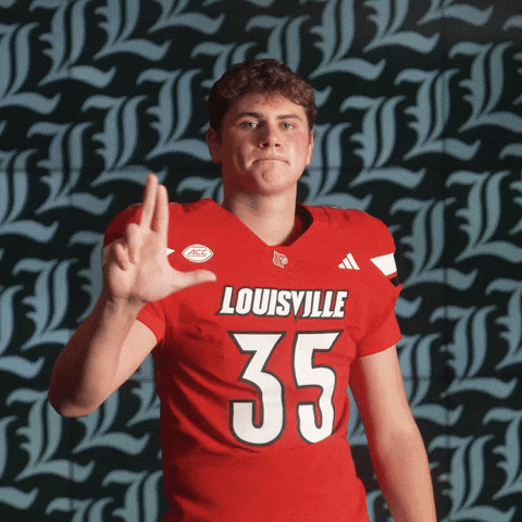 University Of Louisville Football GIF by Louisville Cardinals