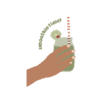 Juicing Green Smoothie Sticker