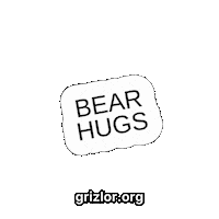 Bear Hugs Sticker by grizlor