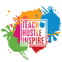 teachhustleinspire school teacher hustle inspire Sticker