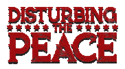 Disturbingthepeace Sticker by Undisputed Fitness