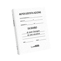 Diario Autocertificazione Sticker by ScuolaZoo