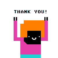 Thank You Sticker by ailadi