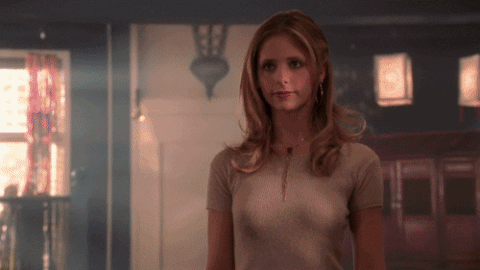 MaskVsMask giphyupload sarah michelle gellar btvs buffy summers GIF