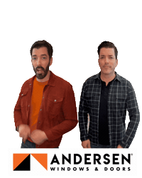 Drew And Jonathan Scott Sticker by Andersen Windows
