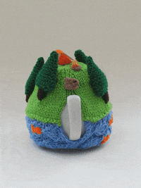 TeaCosyFolk fish rabbit camping wood GIF