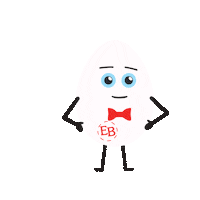 EgglandsBestEggs love kiss valentines day eggs Sticker