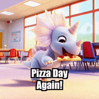 Lunchtime Leftovers GIF by Divineasaur