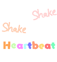 Shake It Heartbeat Sticker