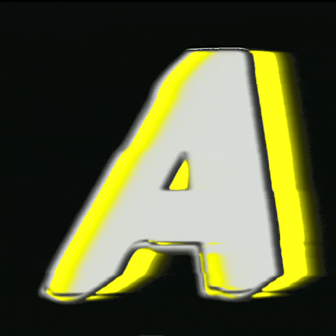 Glitch Alphabet GIF by #BASILIO