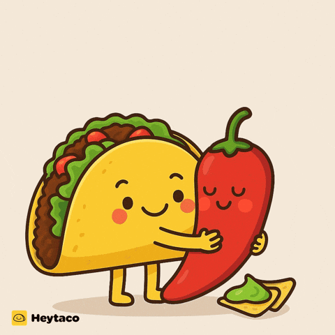 HeyTacoapp giphyupload high five work from home way to go GIF