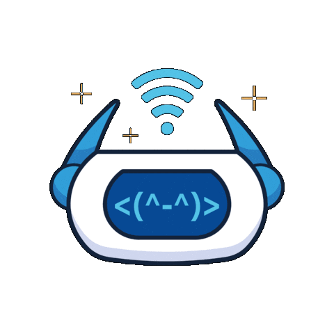 RedConectaIFS giphygifmaker red robot internet Sticker