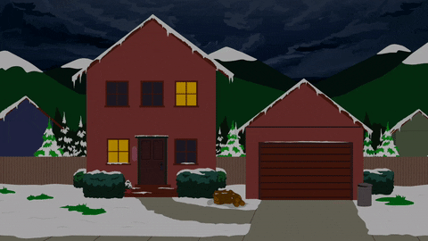 snow night GIF by South Park 