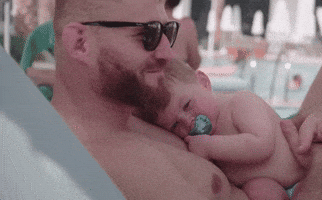 Dad's At the Pool