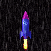 Space Rocket GIF by snek