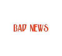Bad News Sticker by Guerilla Music Promotion GmbH
