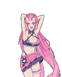 ReiOniHime dance anime vtuber anime girl Sticker