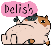 Tired Cat Sticker