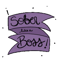 SoberBizBabe sober sober biz babe sober boss Sticker