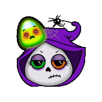 Candy Corn Halloween Sticker by Colitis Ninja