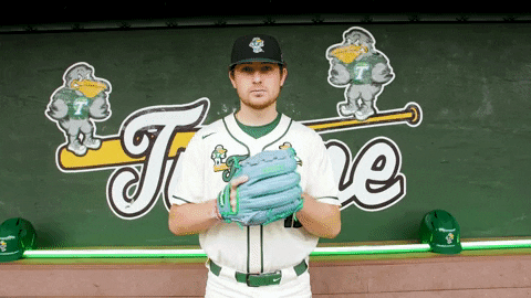 College Baseball Cameron GIF by GreenWave