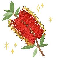 Flower Sticker by Elsa Isabella