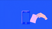 ShawnFan art illustration phone hand GIF