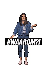waarom_avrotros huh why avrotros waarom Sticker