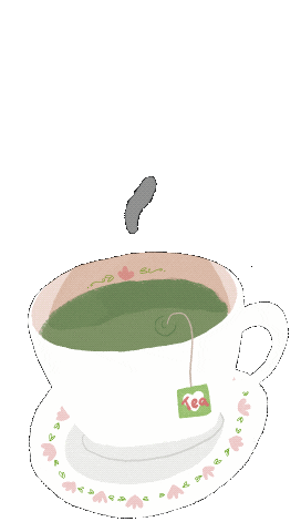Green Tea Love Sticker