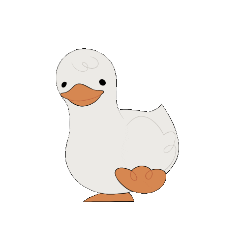 giphyupload duck walking duck waddling duck kwagz Sticker