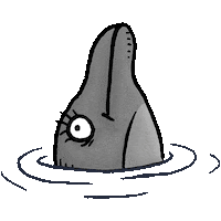 Animation Swimming Sticker