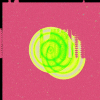 screamsushi abstract circle colorama vinyle GIF