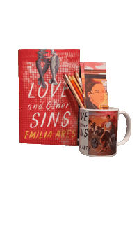 emiliaares love romance book reading Sticker