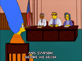 serious marge simpson GIF