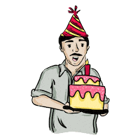 Happy Birthday Sticker by Grao Coffee