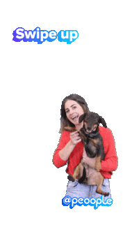 Puppy Swipe Up Sticker by Peoople
