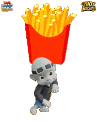 Hungry Fast Food Sticker by Zhot