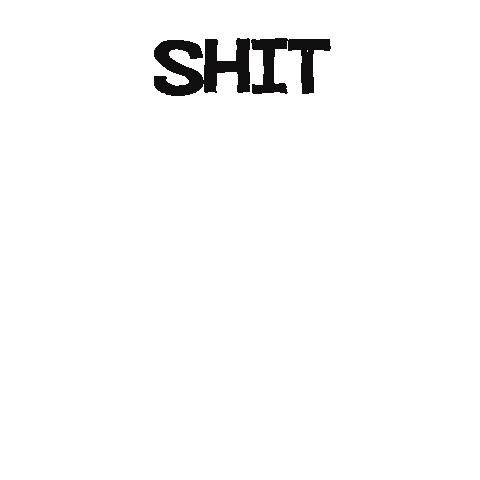 Shit Just Got Real Sticker by Bendita Novias