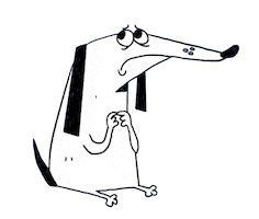 laurukio puppy scared nervous shy Sticker