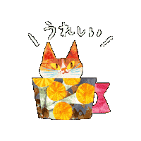 Happy Cat Sticker